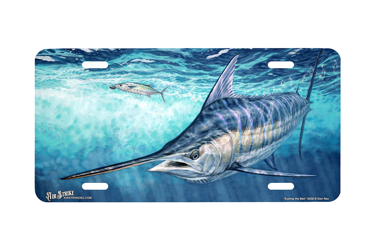 "Eyeing The Bait" - Decorative License Plate