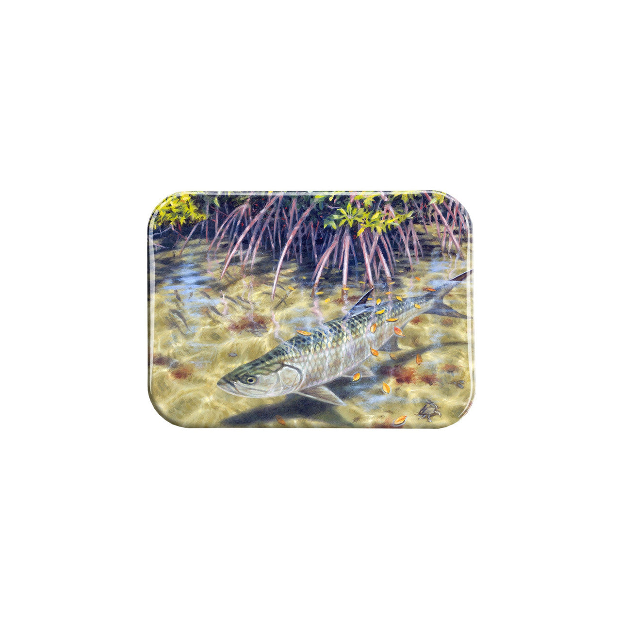 "Shoreline Tarpon" - 2.5" X 3.5" Rectangle Fridge Magnets
