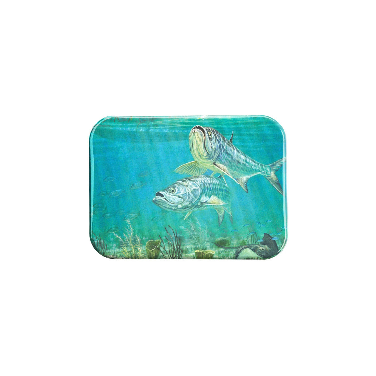"Double Take Silver And Gold" - 2.5" X 3.5" Rectangle Fridge Magnets