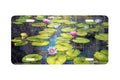 "Morning Tropical Pond" - Decorative License Plate