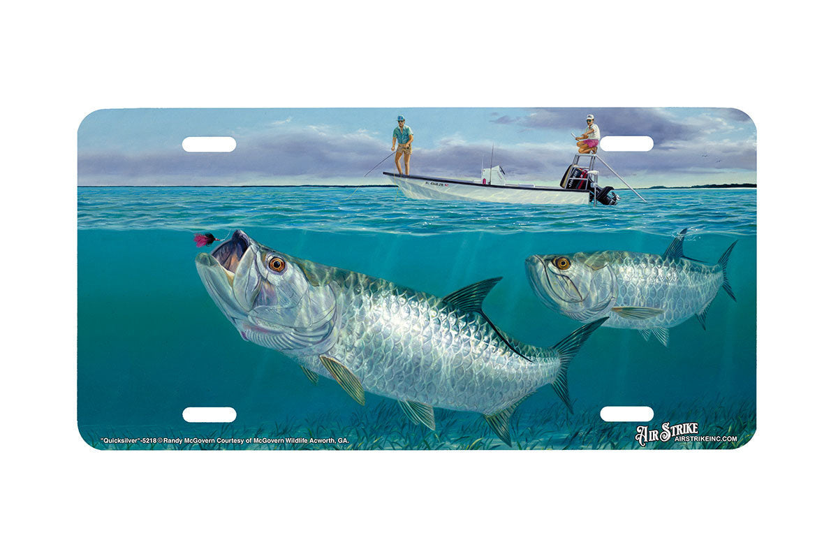 "Quicksilver" - Decorative License Plate