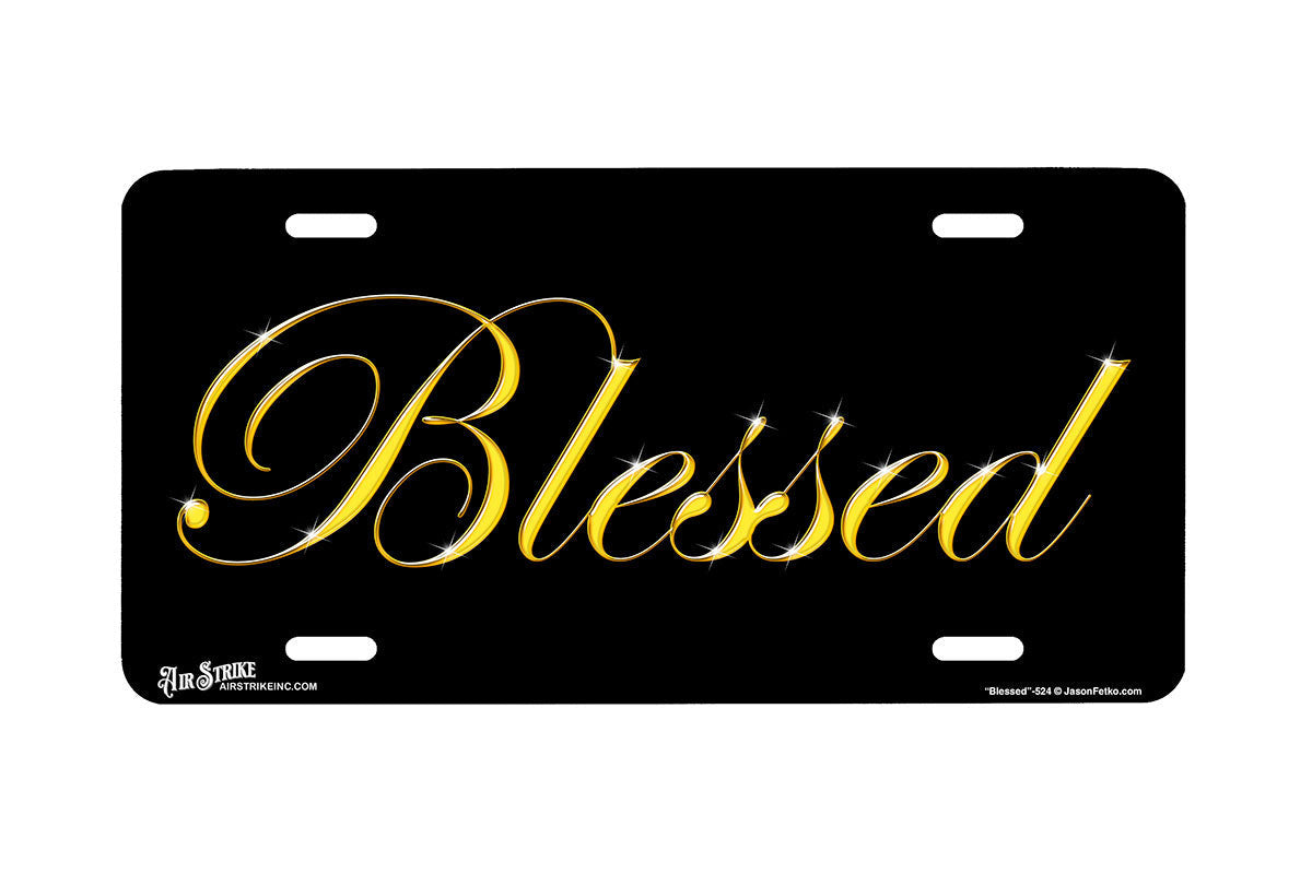 "Blessed II" - Decorative License Plate