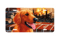 "Golden Moment" - Decorative License Plate