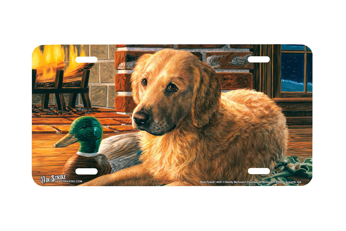 "Best Friend" - Decorative License Plate