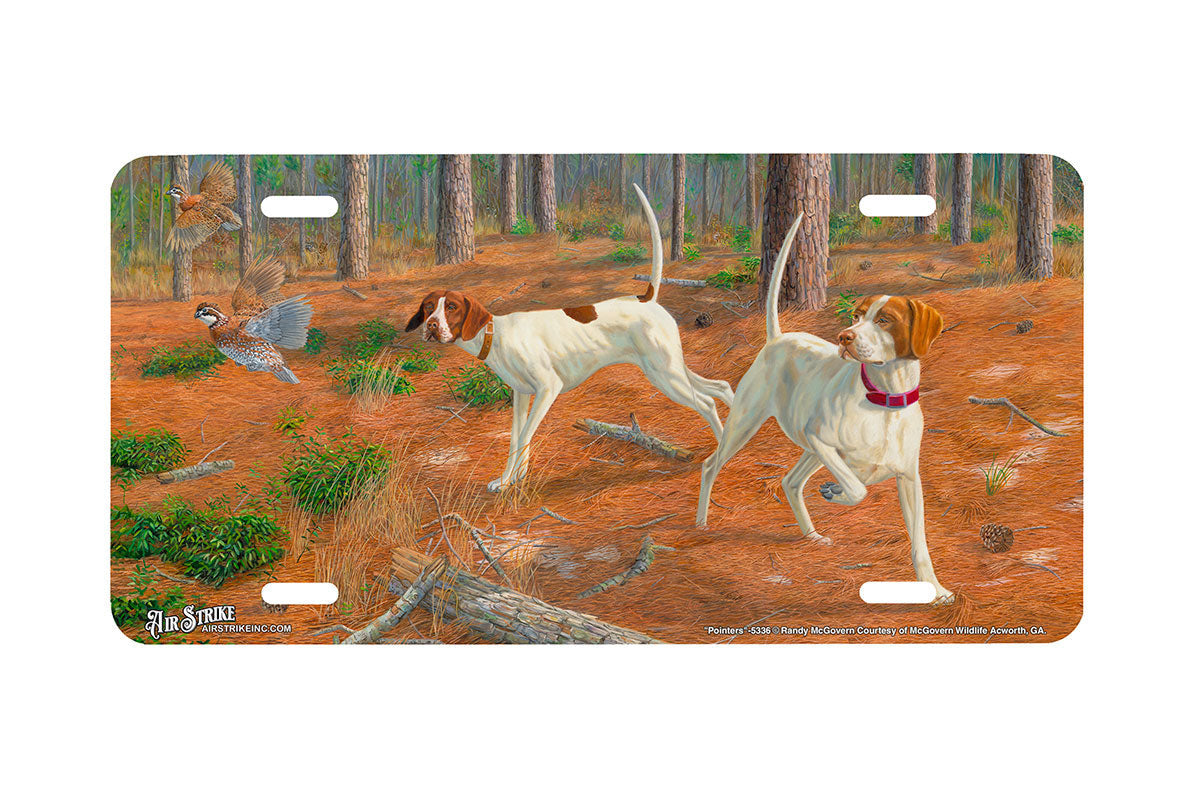 "Pointers" - Decorative License Plate