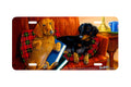 "Book Ends" - Decorative License Plate