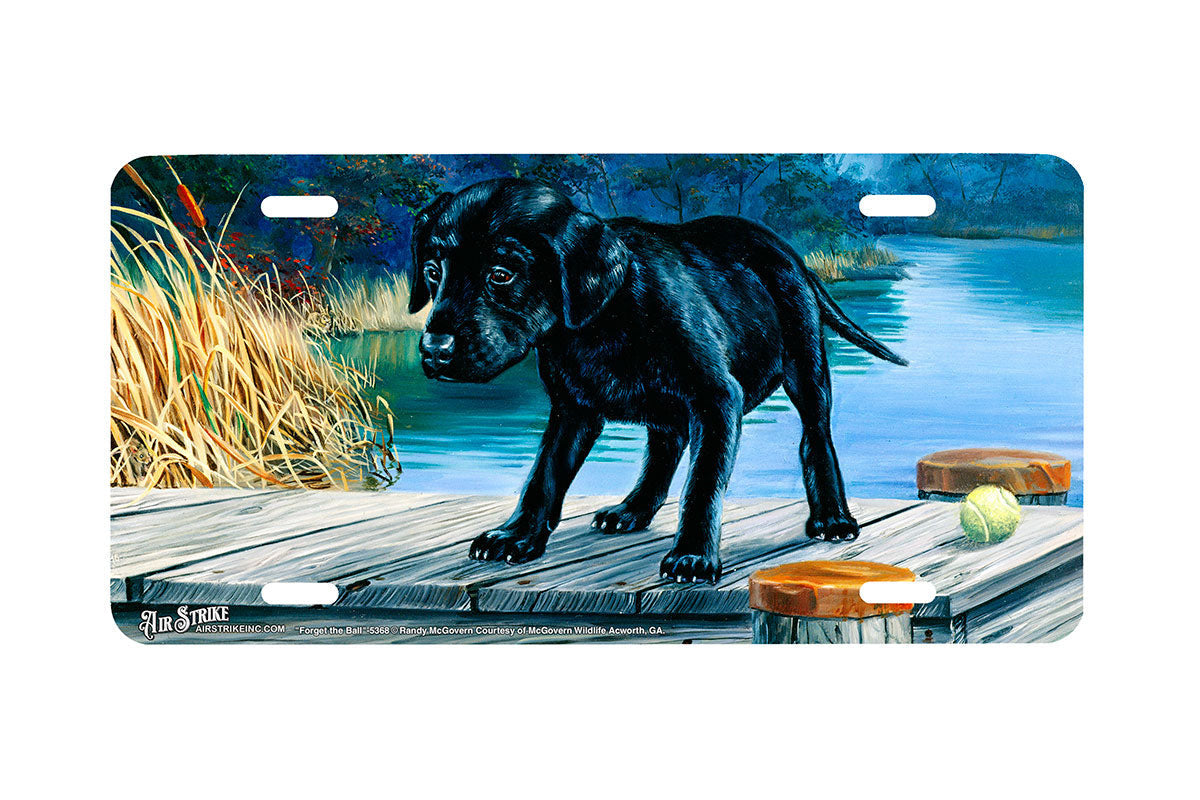 "Forget The Ball" - Decorative License Plate