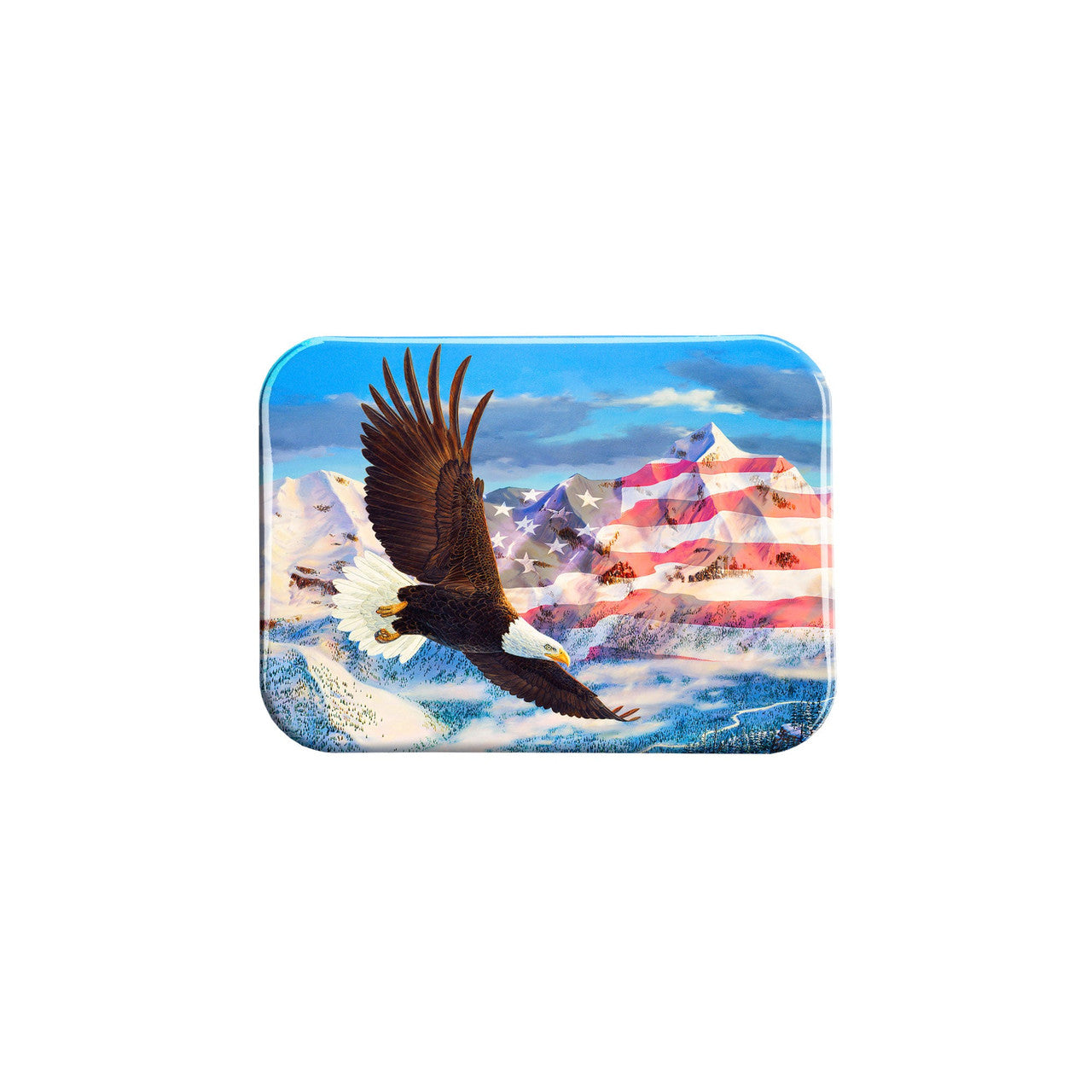 "The Height Of Freedom Flag" - 2.5" X 3.5" Rectangle Fridge Magnets