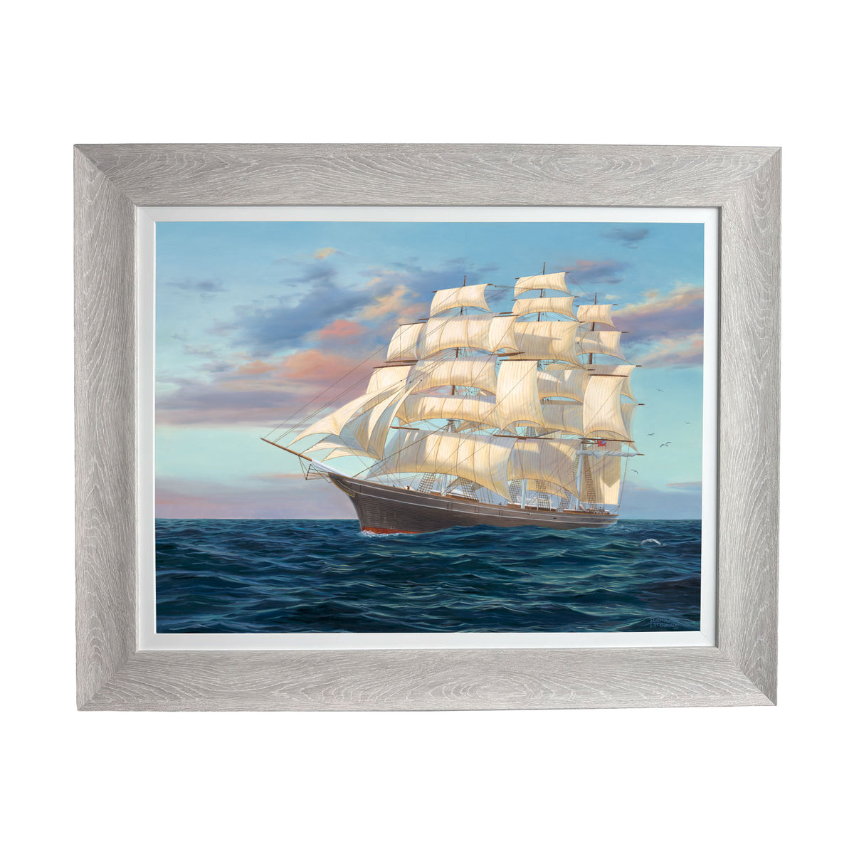 The Cutty Sark – Tall Ship Framed Nautical Wall Art by Randy McGovern