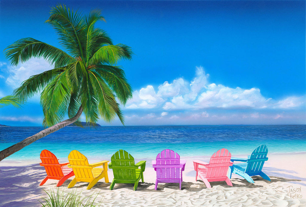 Paradise Awaits – Coastal Matted Art Print