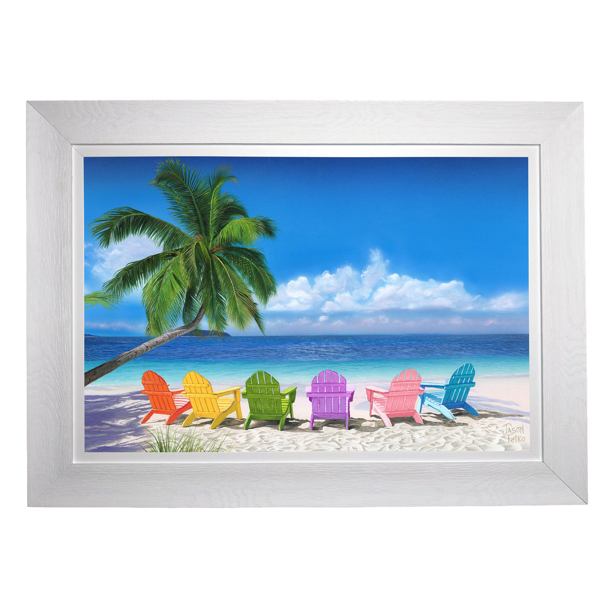Paradise Awaits – Large Framed Coastal Wall Art