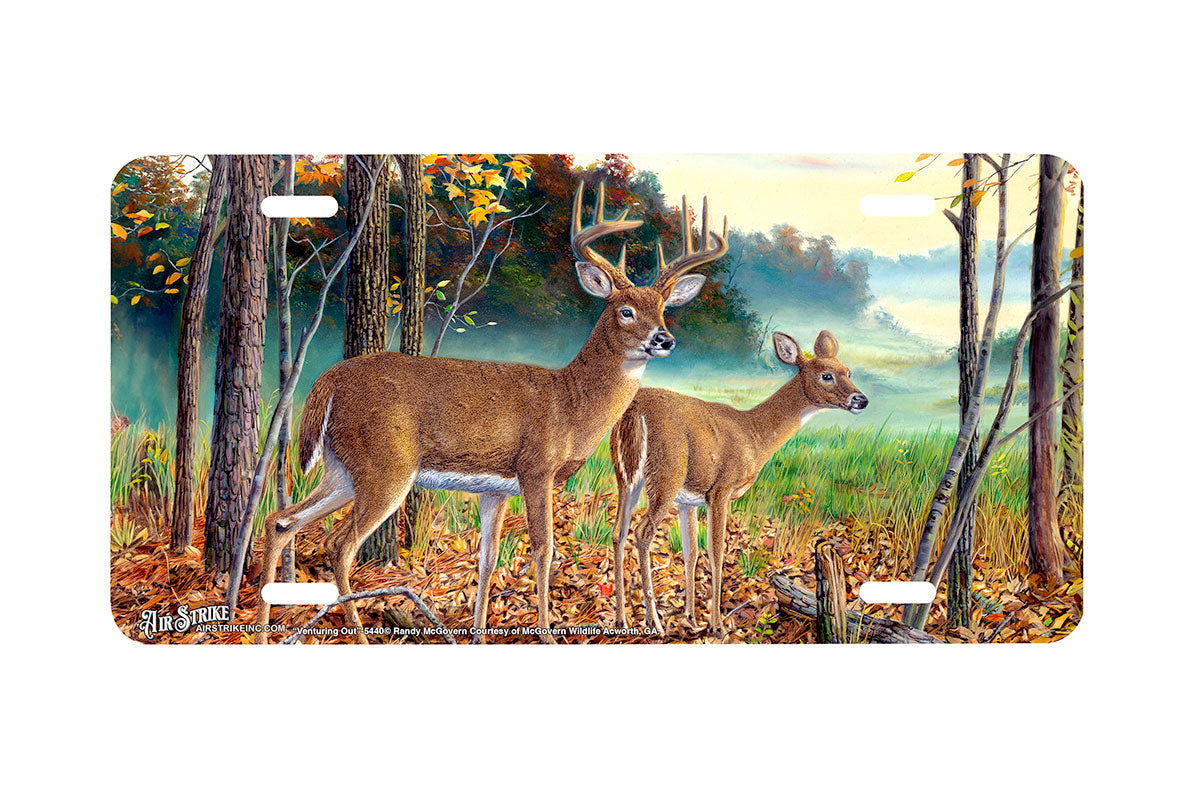 "Venturing Out" - Decorative License Plate