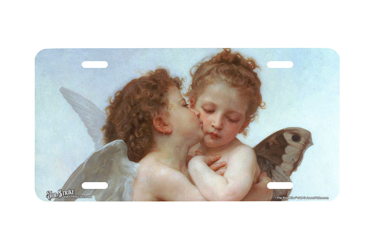 "The First Kiss" - Decorative License Plate