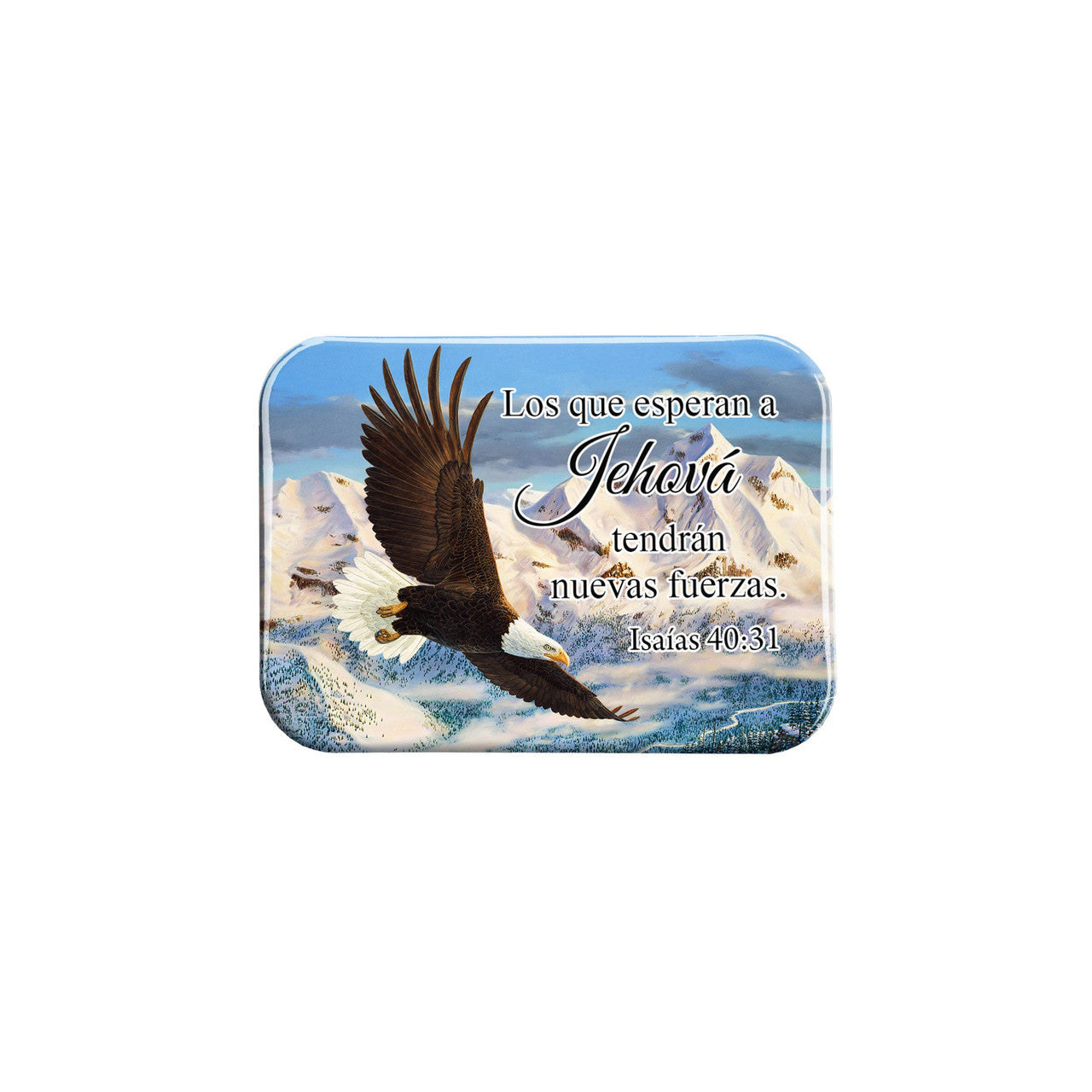 "Los que esperan a Jehová" - 2.5" X 3.5" Rectangle Fridge Magnets