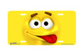 "Yellow Attitude" - Decorative License Plate