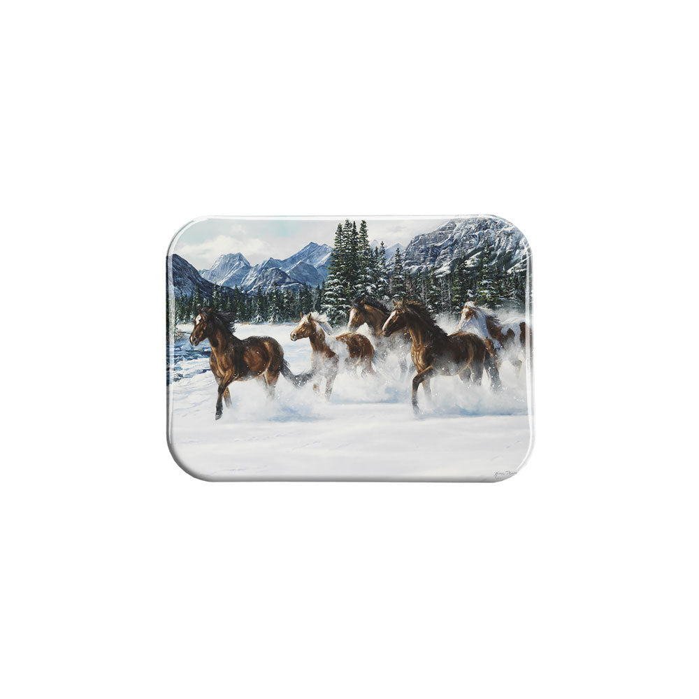 "The Snow Drifters" - 2.5" X 3.5" Rectangle Fridge Magnets