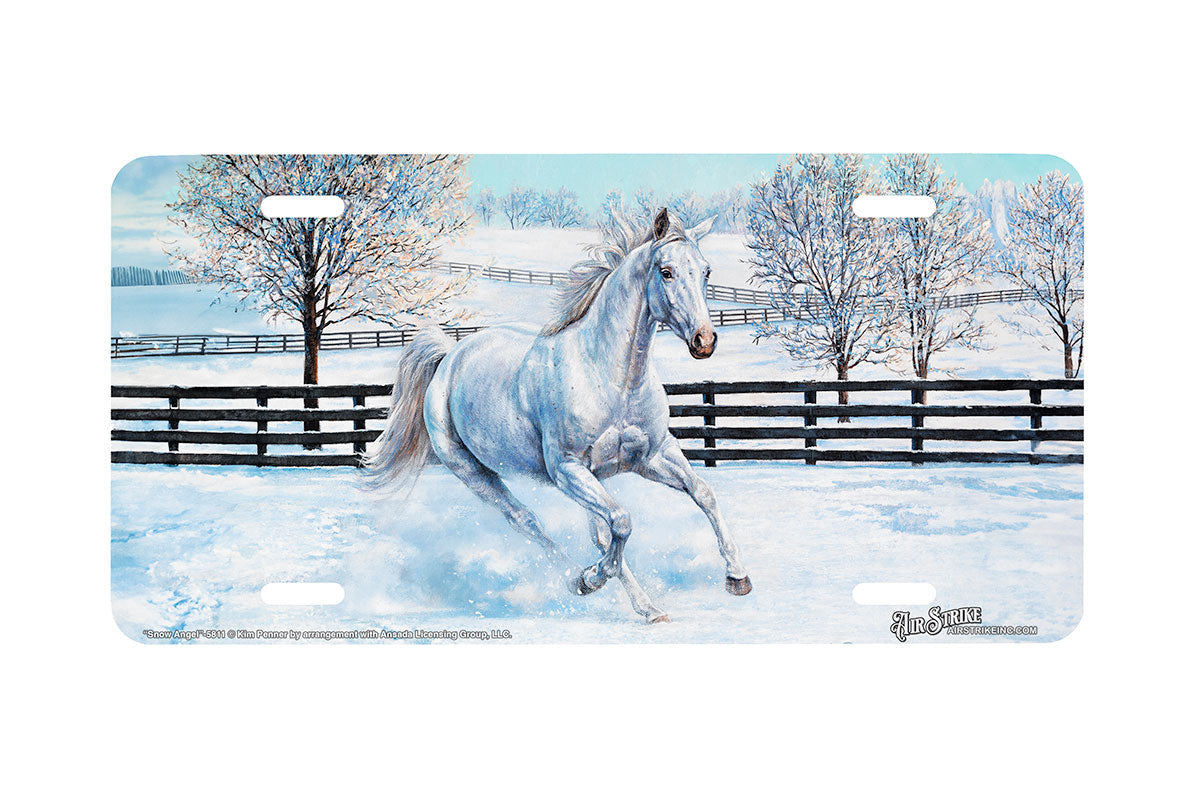 "Snow Angel" - Decorative License Plate