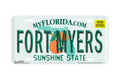 "Florida State Fort Myers" - Decorative License Plate