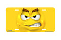 "Yellow Smirk" - Decorative License Plate