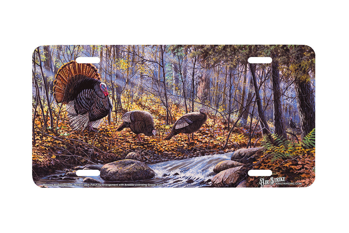 "Morning At Springcreek" - Decorative License Plate