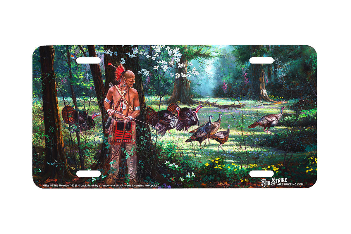 "Gifts Of The Meadow" - Decorative License Plate