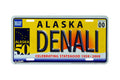 "Alaska State Denali" - Decorative License Plate