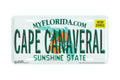 "Florida State Cape Canaveral" - Decorative License Plate