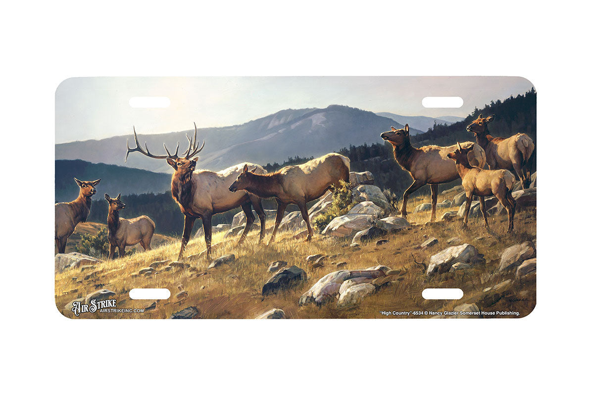 "High Country II" - Decorative License Plate