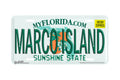 "Florida State Marco Island" - Decorative License Plate
