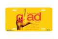 "Glad" - Decorative License Plate