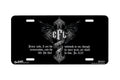 "Christ for Life" - Decorative License Plate