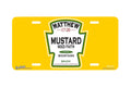 "Mustard" - Decorative License Plate