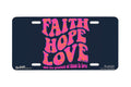 "FHL Groovy" - Decorative License Plate