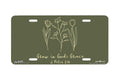 "Grow in Gods Grace" - Decorative License Plate