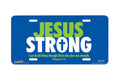 "Jesus Strong" - Decorative License Plate