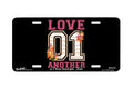 "Love 01" - Decorative License Plate