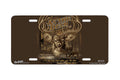 "As The Deer Master" - Decorative License Plate