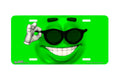 "Green So Cool" - Decorative License Plate