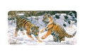 "Tiger Cubs Playing" - Decorative License Plate