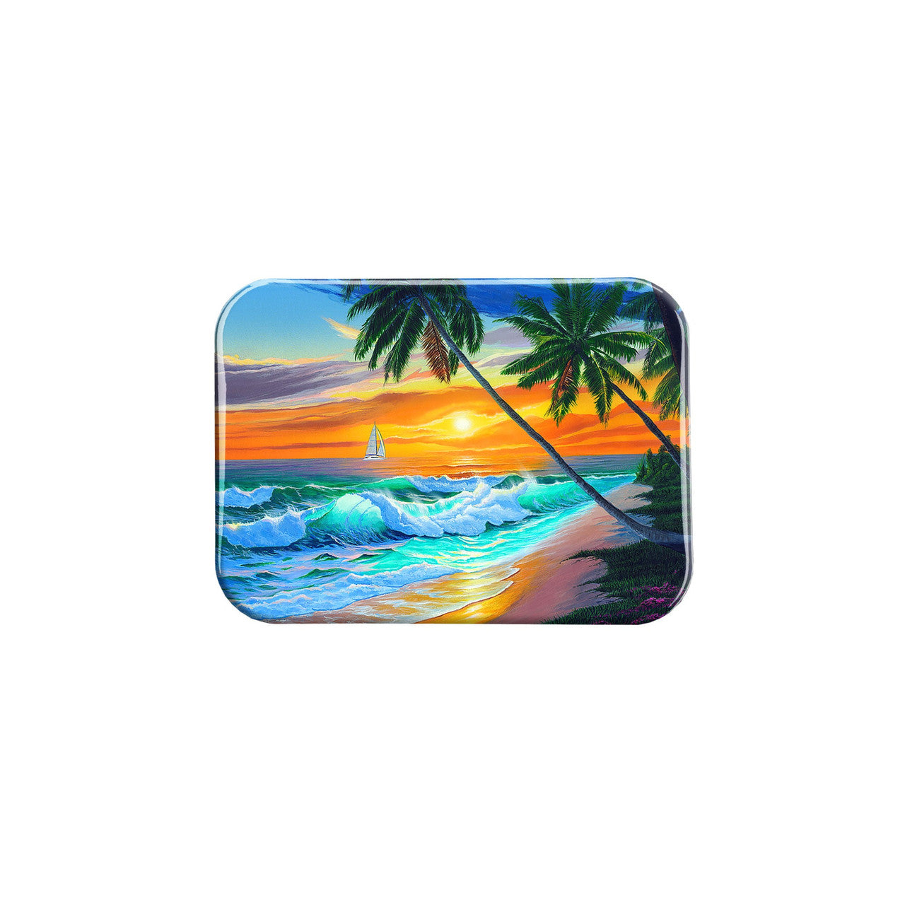 "Emerald Seas" - 2.5" X 3.5" Rectangle Fridge Magnets