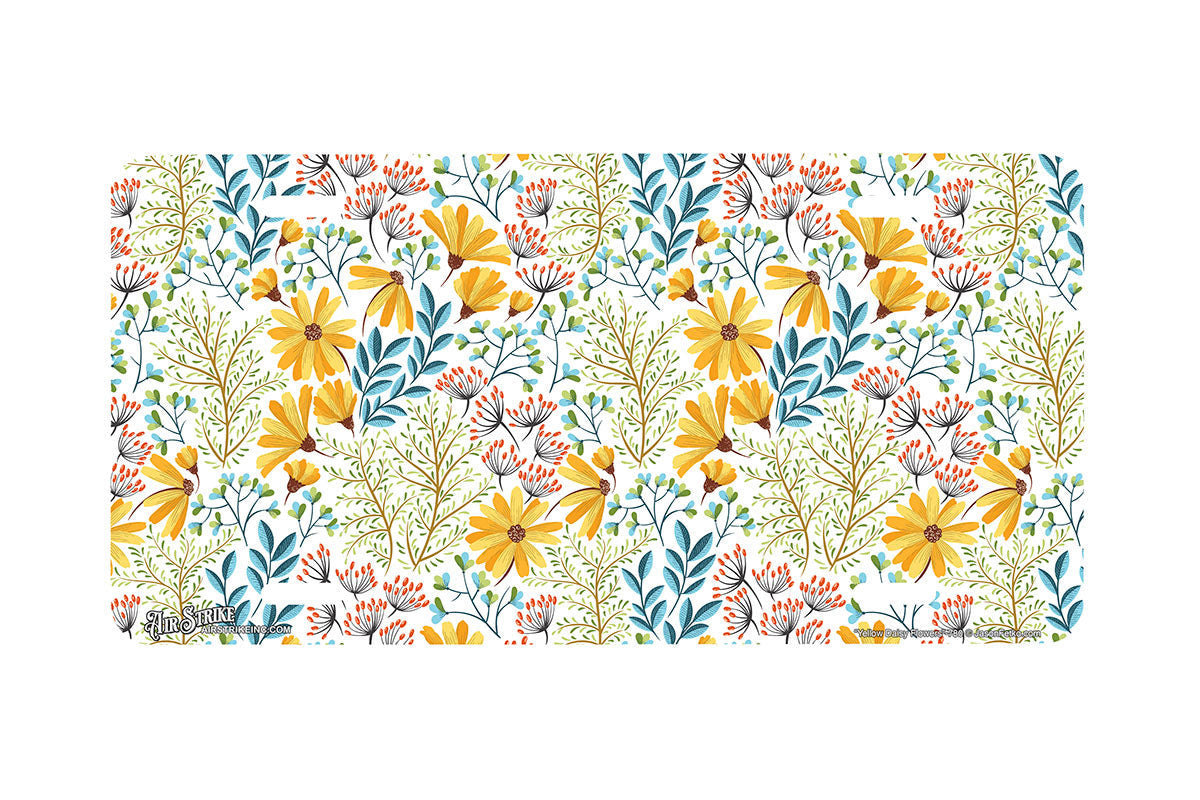 "Yellow Daisy" - Decorative License Plate