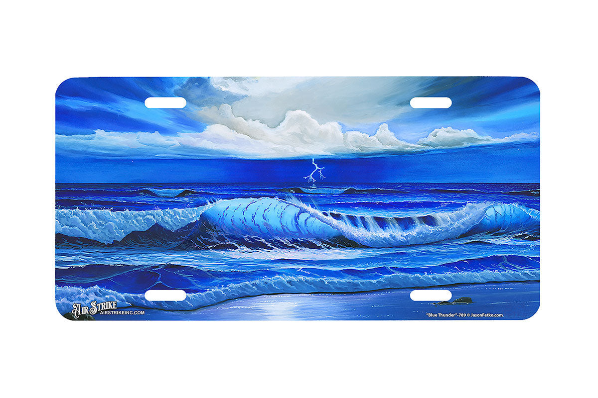 "Blue Thunder" - Decorative License Plate