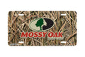 "Shadow Grass Blades Logo" - Decorative License Plate