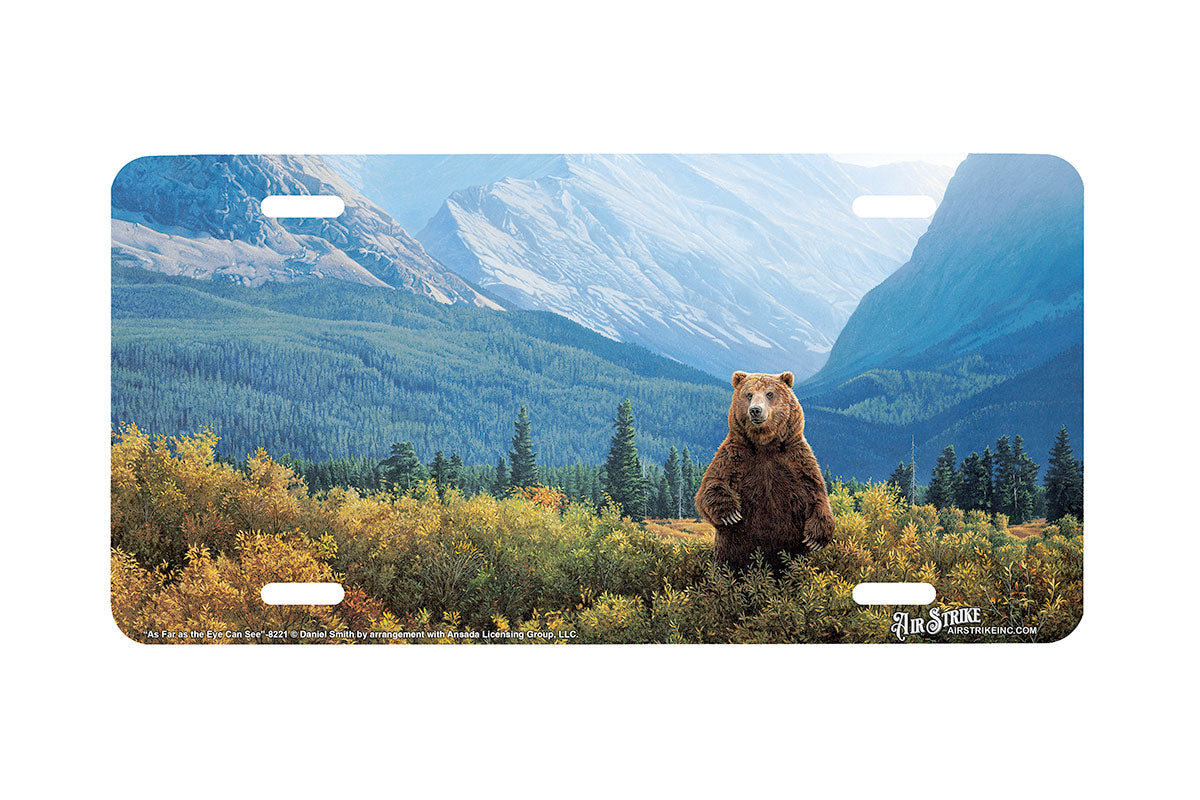 "As Far as the Eye Can See" - Decorative License Plate