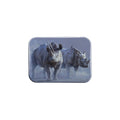 "Black Rhinos" - 2.5" X 3.5" Rectangle Fridge Magnets