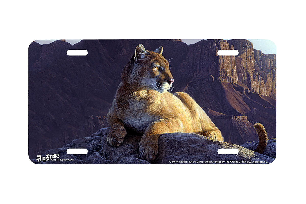 "Canyon Retreat" - Decorative License Plate