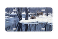 "Winter Whites" - Decorative License Plate