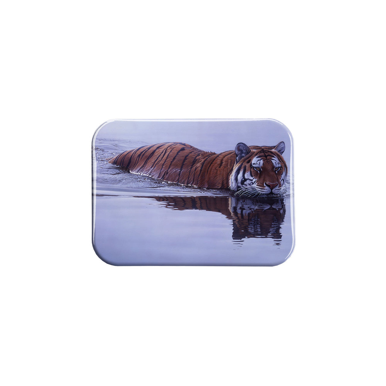 "Tiger in Water" - 2.5" X 3.5" Rectangle Fridge Magnets