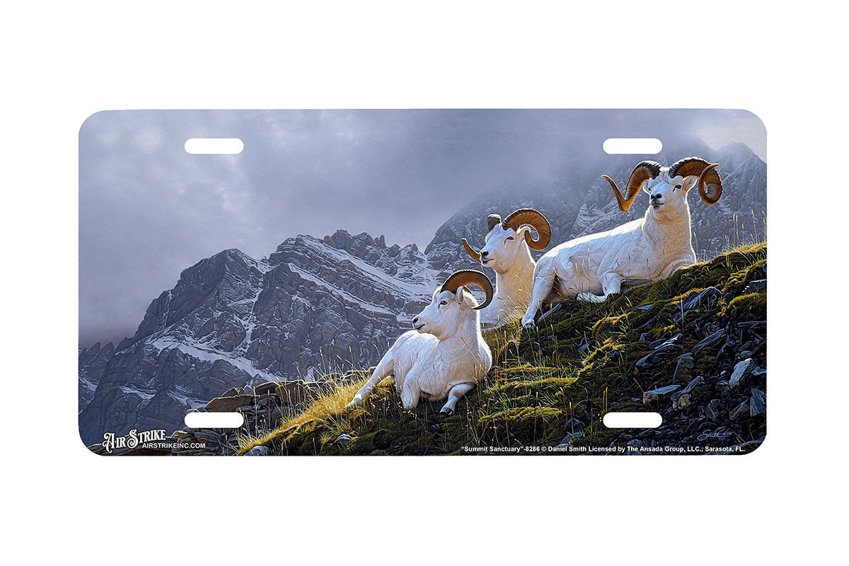 "Summit Sanctuary" - Decorative License Plate