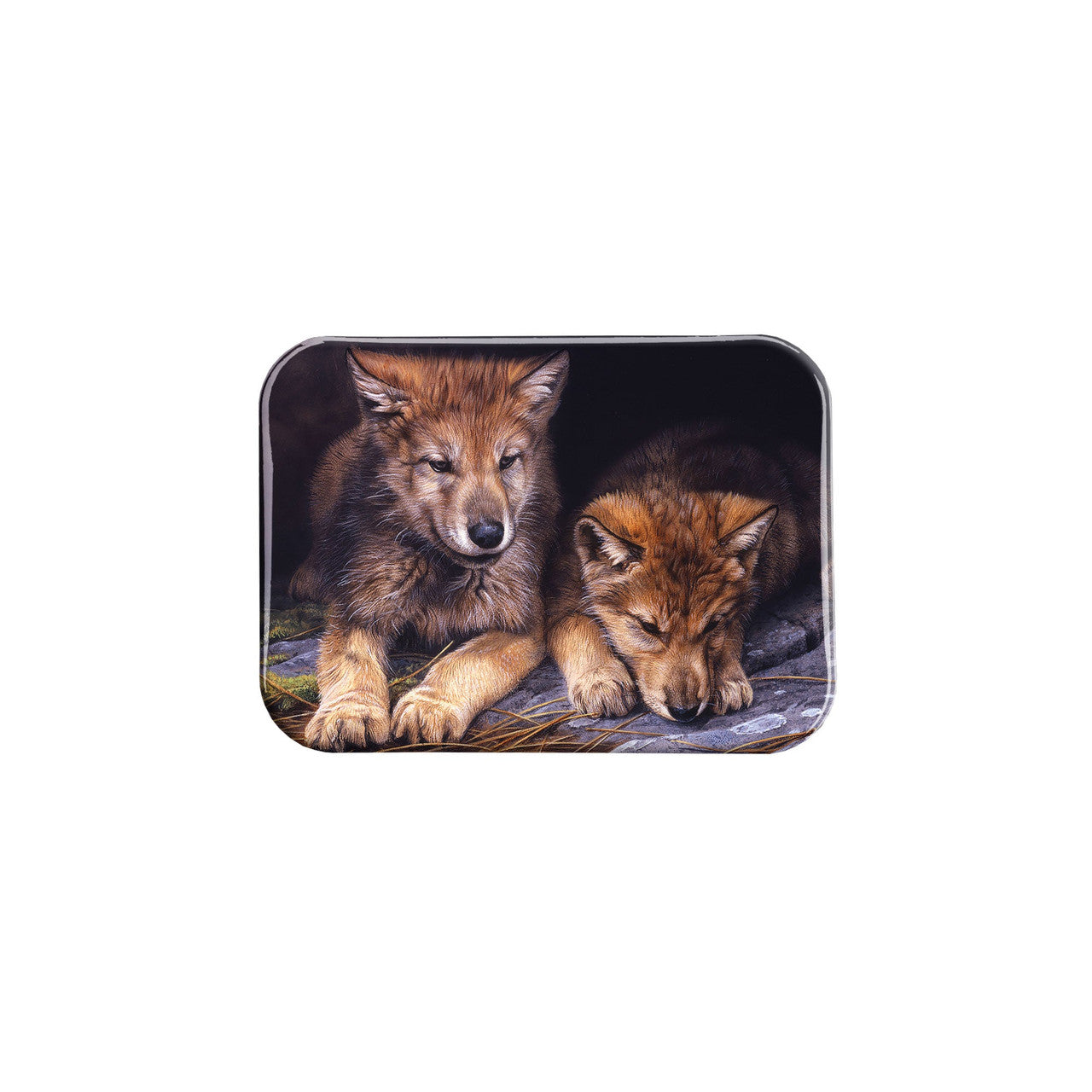 "Wolf Cubs" - 2.5" X 3.5" Rectangle Fridge Magnets